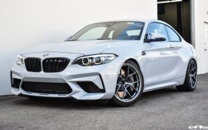 BMW M2 Competition Hockenheim Silver by EAS on Titan7 Wheels (T-S5s)